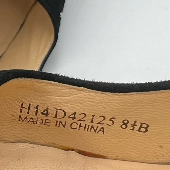 Cole Haan Black Pump Heels Silver Studded Women’s Shoe Sz. 8.5B Holiday Party - Picture 4 of 6